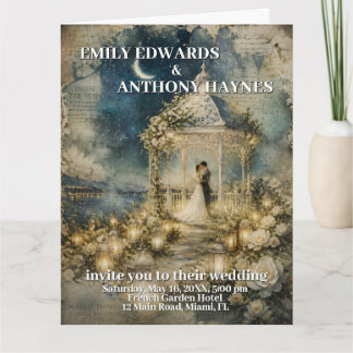 Romantic Garden Wedding Invitation