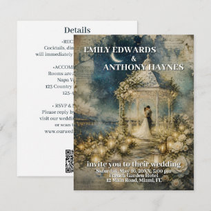 Romantic Garden Wedding Invitation