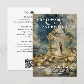Romantic Garden Wedding Invitation
