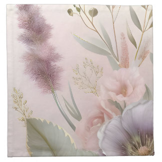 Romantic Garden Wedding Napkins
