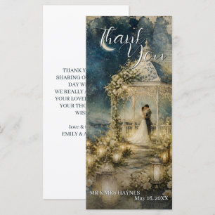 Romantic Garden Wedding Thank You Cards
