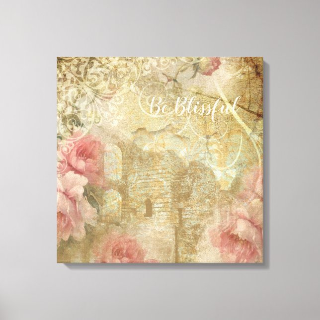 Romantic Garden - Wrapped Canvas Print (Front)