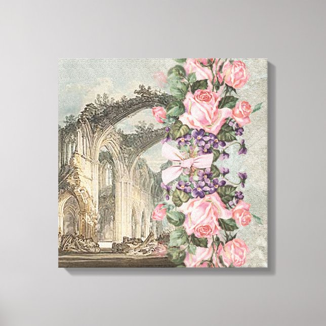 Romantic Garden - Wrapped Canvas Print (Front)