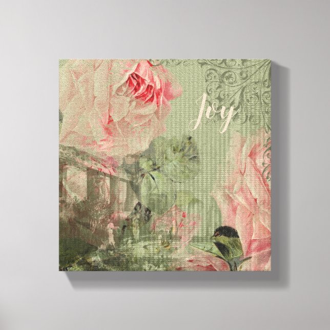 Romantic Garden - Wrapped Canvas Print (Front)