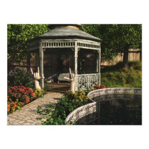 Romantic Gazebo Photo Print