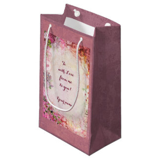 Romantic Gift Bag with Your Text