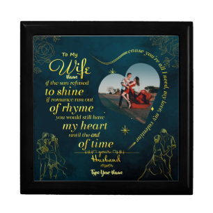 Romantic Gift for her, gift for wife Box