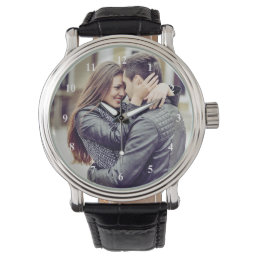 Romantic Gift | Your Personal Photo with Numbers Watch