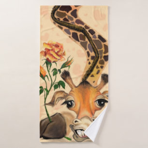 Romantic Giraffe Bath Towel Gentleman