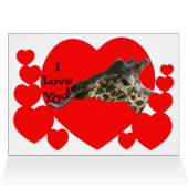 Romantic Giraffe Cards (Inside Horizontal (Top))