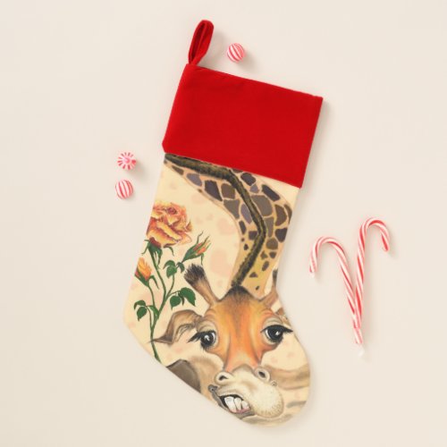 Romantic Giraffe _ Funny Christmas Stocking