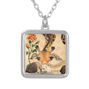 Romantic Giraffe Funny Necklace