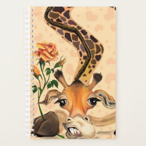 Romantic Giraffe Planner Gentleman _ Funny