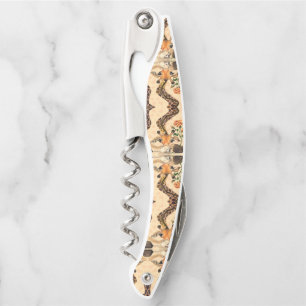 Romantic Giraffe with Rose Waiter's Corkscrew