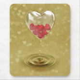 half heart, love, romantic gift' Mouse Pad