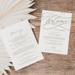 Wedding Welcome Bag Note, TOS_43 Graphic by TwentyOneStudios · Creative  Fabrica