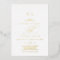 Romantic Gold Foil Calligraphy Monogram Wedding