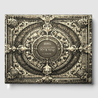 Romantic Gold Vintage Look Guest Book