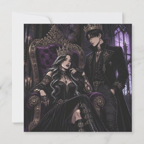 Romantic Goth King and Queen | Dark Aesthetic