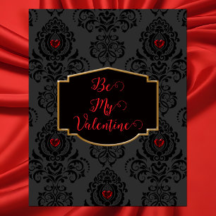 Romantic Goth Valentine  Card