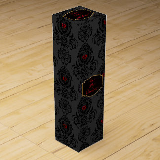 Romantic Goth Valentine Wine Box