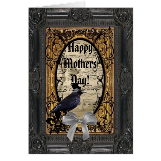 Romantic gothic crow mothers day (Front)