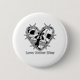 Romantic Gothic For Couples Button