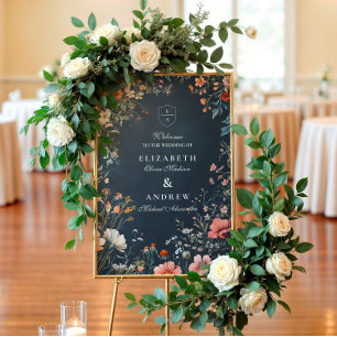 Romantic Gothic Wedding Foam Board