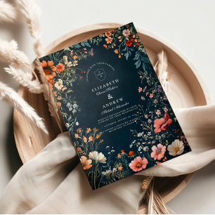 Romantic Gothic Wedding  Invitation