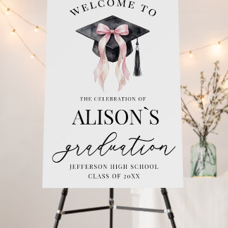 Romantic Graduation welcome  Foam Board