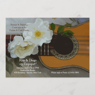 Romantic Guitar Invitation