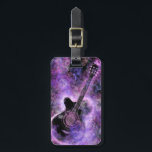 Romantic Guitar Music Luggage Tag<br><div class="desc">Romantic Guitar Music Luggage Tags - MIGNED Art Painting</div>