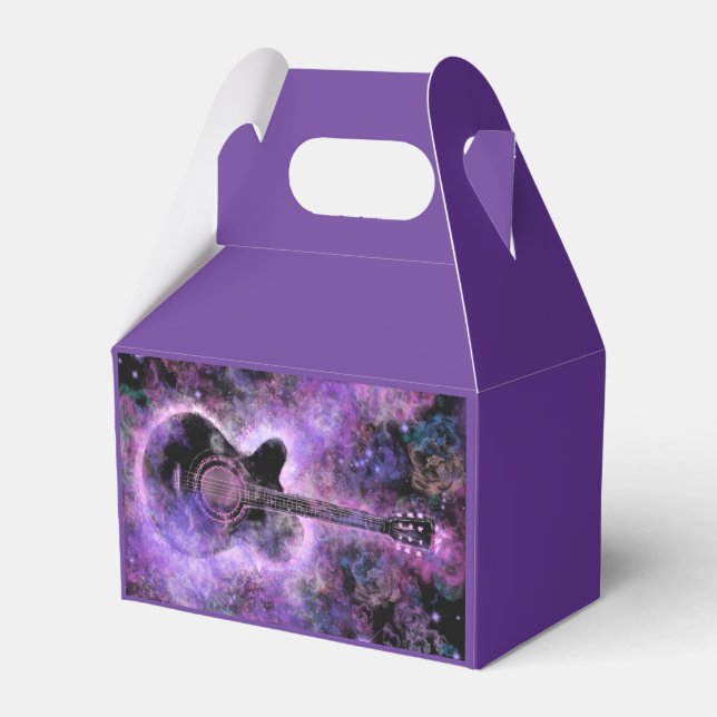 Romantic Guitar Music - Magic Favor Boxes (Front Side)