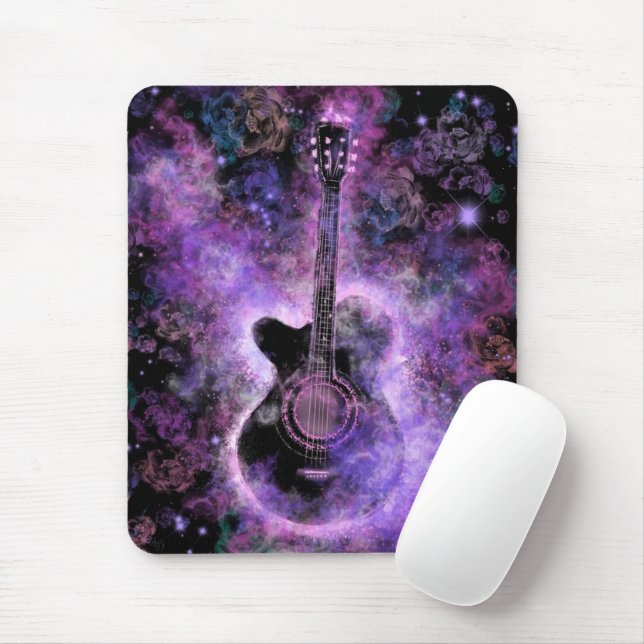 Romantic Guitar Music - Magic Sound Mouse Pad (With Mouse)