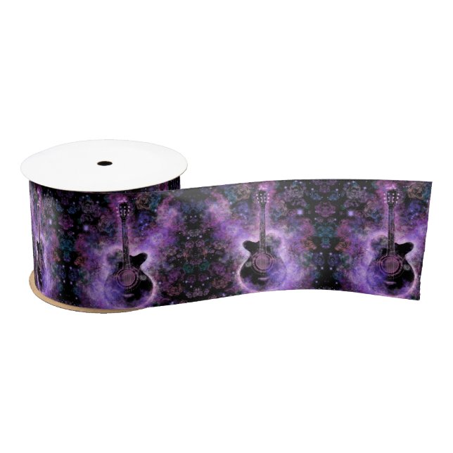 Romantic Guitar Music - Magic Sound Satin Ribbon (Spool)