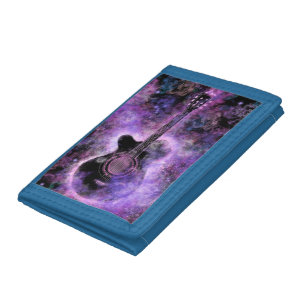 Romantic Guitar Music - Magic Space Tri-fold Wallet