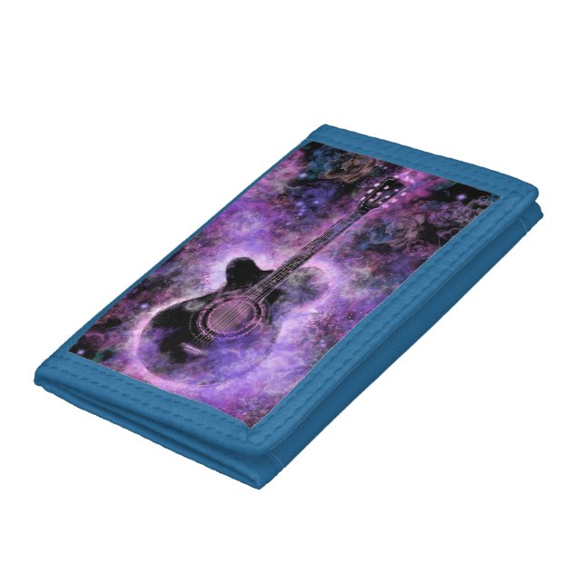 Romantic Guitar Music - Magic Space Trifold Wallet (Bottom)