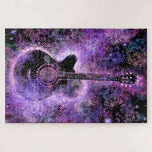 Romantic Guitar Music Puzzle Gift