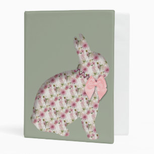 Romantic Happy Easter Bunny Binder