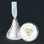 Romantic Heart Bridal Thank You  Hershey®'s Kisses®<br><div class="desc">Bridal shower thank you design featuring a gorgeous hand painted floral heart</div>