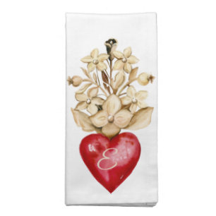 Romantic Heart   Dinner Cloth Napkin
