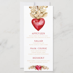 Romantic Heart   Dinner Menu