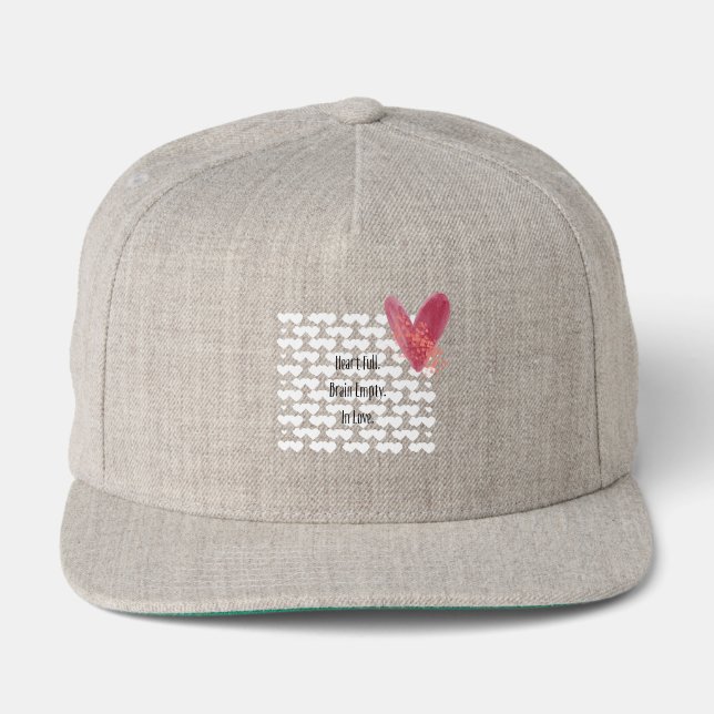 Romantic Heart Full Brain Empty Hat (Front)