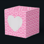 Romantic Heart Gift Boxes<br><div class="desc">Romantic Pink Hearts Gift Boxes - MIGNED Design - Customizable - Your Color or Text !</div>