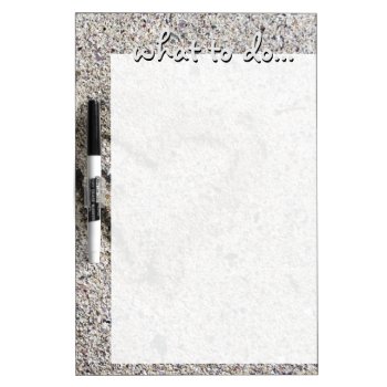 Romantic Heart In Sand Photo Dry-erase Board by KreaturRock at Zazzle