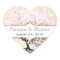 Romantic Heart Leaf Pink Tree Wedding Seal
