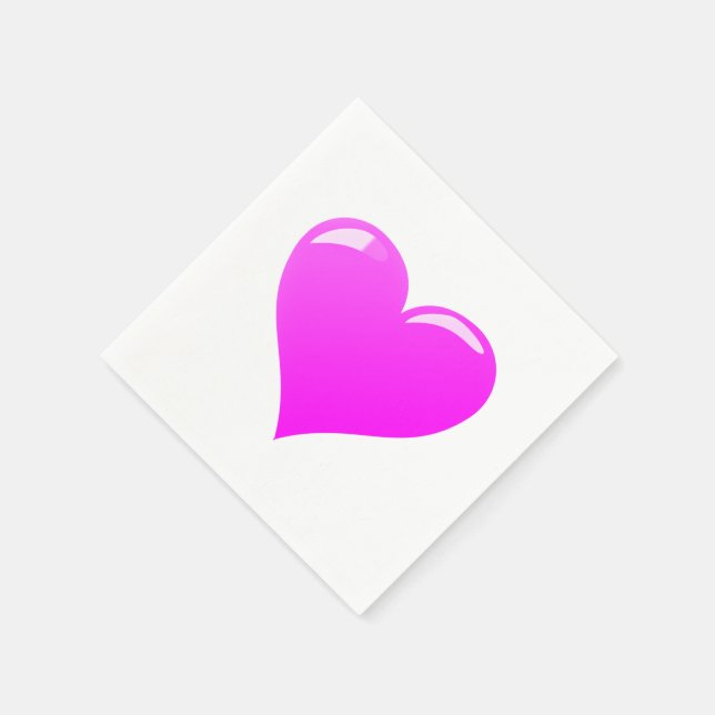 Romantic Heart Napkins (Corner)