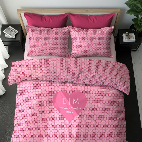 Romantic Heart Pattern Valentine Gift Duvet Cover