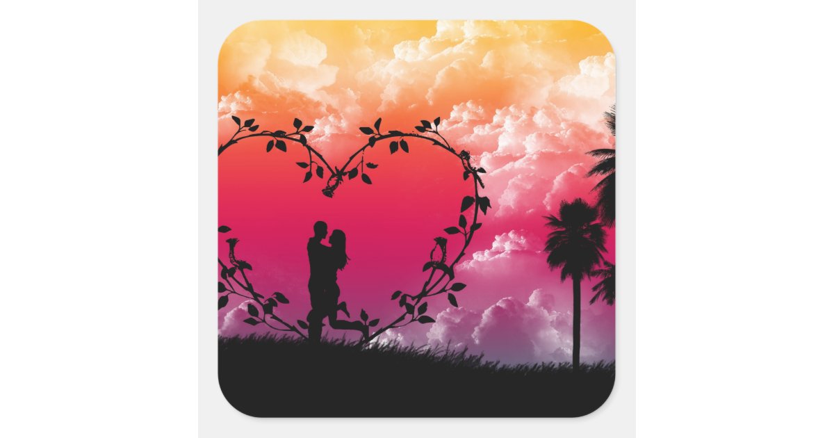 Romantic Heart Sticker