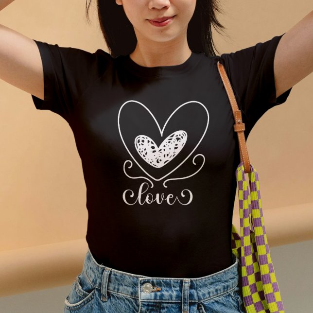 Romantic Heart T-Shirt – Valentine Gift (Creator Uploaded)